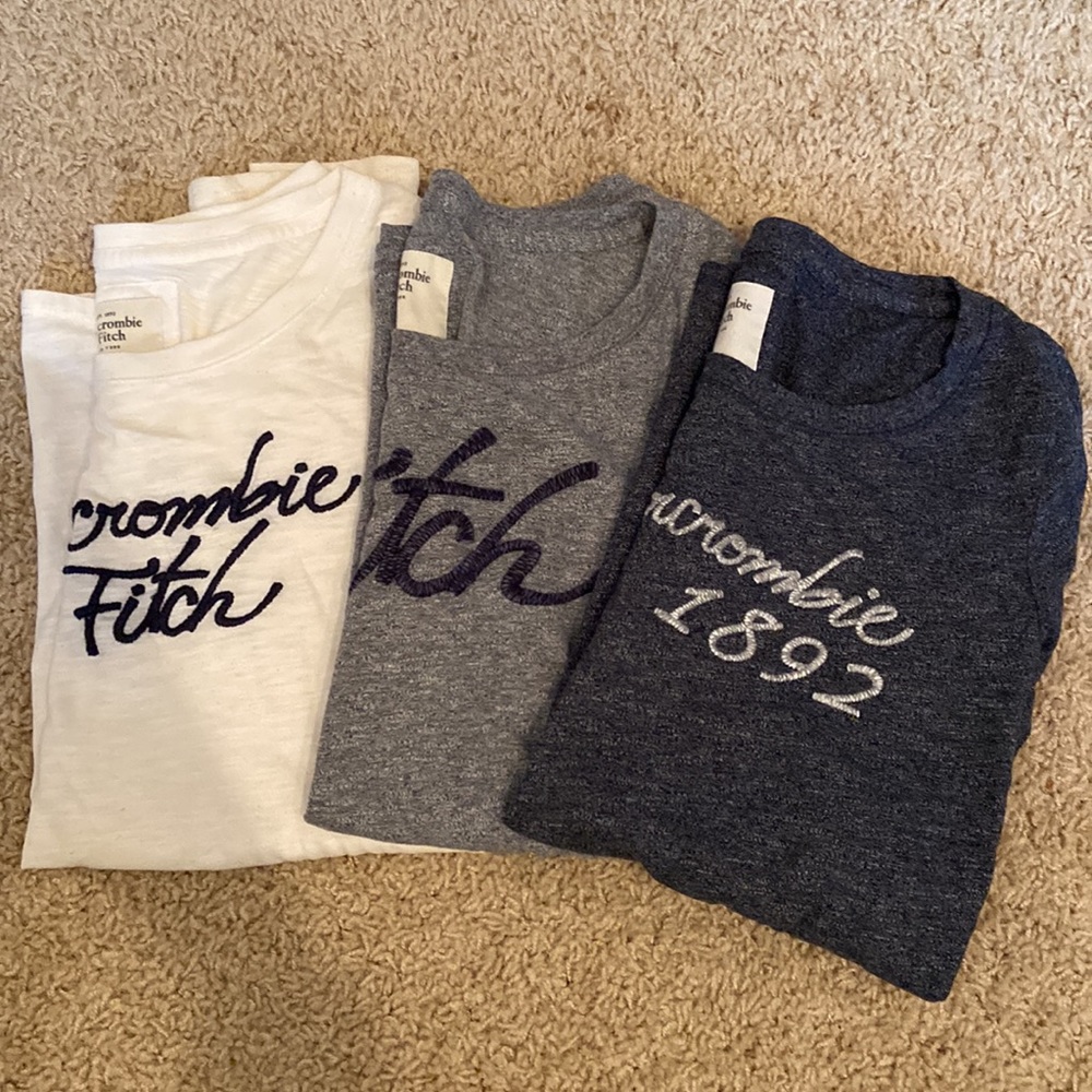 Abercrombie long sleeve shirts (set of 3)